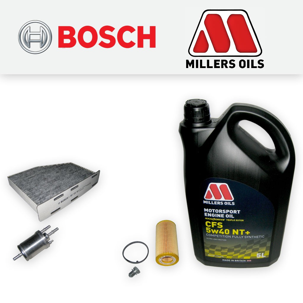SERVICE KIT for AUDI TT (8J) TTS QUATTRO OIL FUEL CABIN FILTERS +OIL (2008-2014)