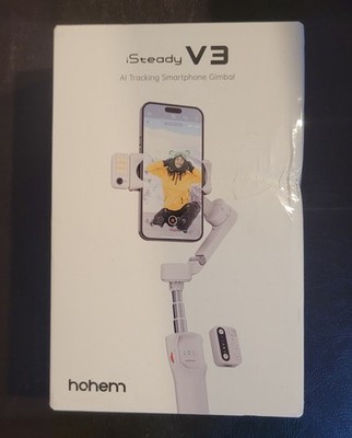 Hohem iSteady V3 AI Tracking Smartphone Gimbal 3-Axis Stabilizer w/ Remote...