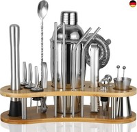 19 Teiliges Cocktail Shaker Set, 750Ml Edelstahl Cocktail Set Mit