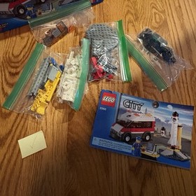 LEGO City: Satellite Launch Pad (3366) COMPLETE Used set w/ box, manual, and fig
