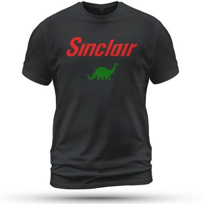 Sinclair Dino Gasoline Logo T-Shirt Funny Size S-5XL Made in USA
