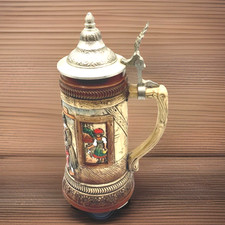 Zoller Born German Beer Stein Der Uhrenmacher Clockmaker Lidded Ltd Ed 1566/5000