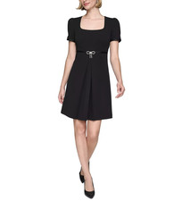 KARL LAGERFELD PARIS Women's Square-Neck Dress MSRP $138