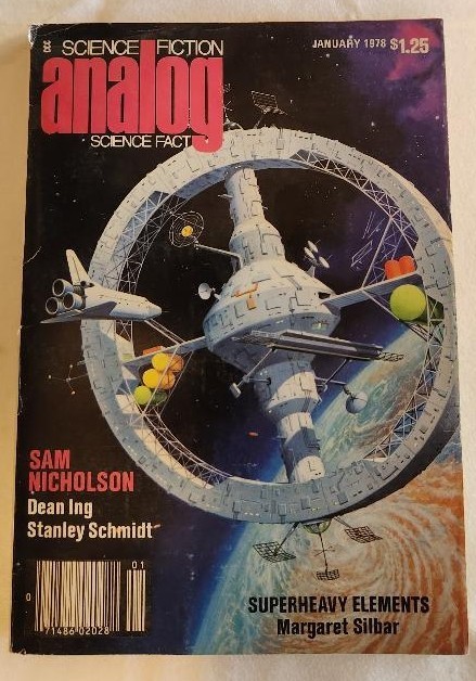 analog science fiction magazine, Jan 1978, with Stanley Schmidt