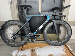 Canyon Speedmax CF SLX, Size S, DI2, Zipp 858, Dura-Ace with Power Meter