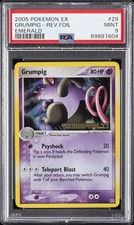 2005 POKEMON EX EMERALD #29 GRUMPIG-REVERSE FOIL PSA 9 on eBay