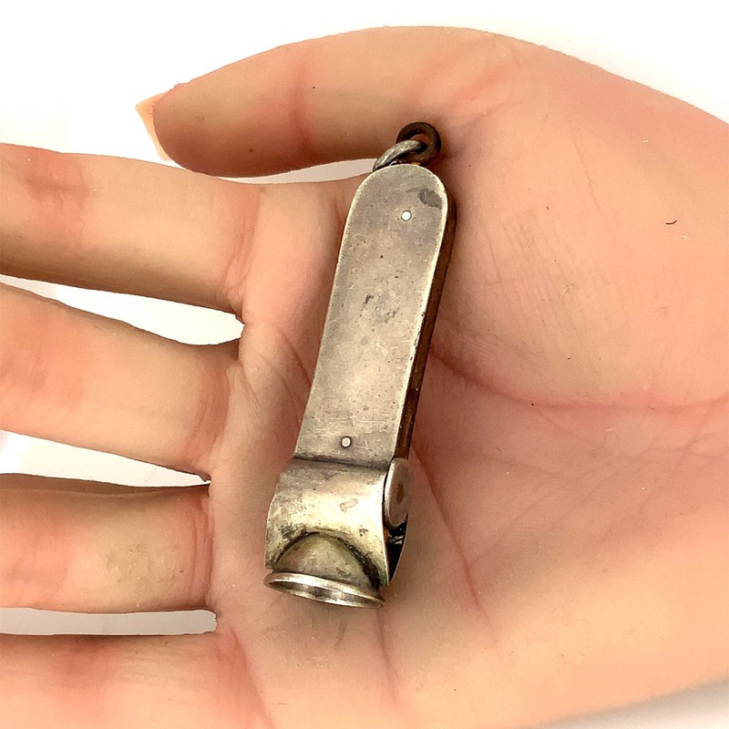 1913 Antique Collins & Cook Sterling Silver Cigar Cutter