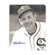 Ted Lyons Boston Red Sox Autographed 8x10 Photo JSA COA