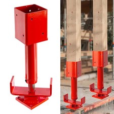 4 X 4 Adjustable Screw Jack Post 15.5-21.75 Height Shore House Jacks Red 4 X 4 Adjustable Screw Jack Post 15.5-21.75 Height Shore House Jacks Red