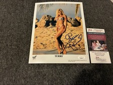 Terri Runnels Signed 8x10 Photo Jsa Coa Wwf Wwe Autograph Diva Sexy