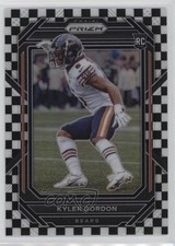 2022 Panini Prizm Rookies Black & White Checker Prizm Kyler Gordon #385 0ww3