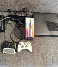 Microsoft Xbox 360 S 250GB Console Bundle w/ Kinect, 2 Controllers, 5 Games