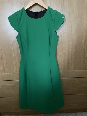 #ad Green Cocktail Dress By Amsterdam Brand Simple In Size 32 XS GBP 33.00