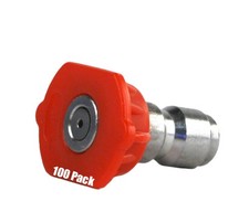 100-pak Erie Tools Myjka wysokociśnieniowa 1/4" Quick Connect 0 stopni 3,5 dyszy
