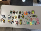 Vintage TMNT Action Figure LOT Playmates 80s 90s Ninja Turtles + Extras