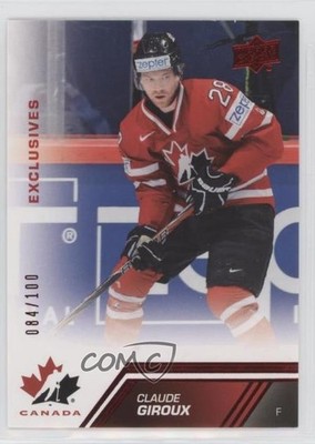 2013 Upper Deck Team Canada Exclusives 84/100 Claude Giroux #174 01qm