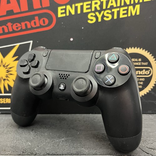 Sony Playstation 4 Dualshock 4 Black Controller TESTED FREE TRACKED POSTAGE - Picture 3 of 7