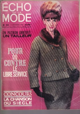 L'ECHO DE LA MODE NR. 49 PULLOVER CHINA PR DAMEN / P. TCHERNIA / J. VILLON / H. TROYAT