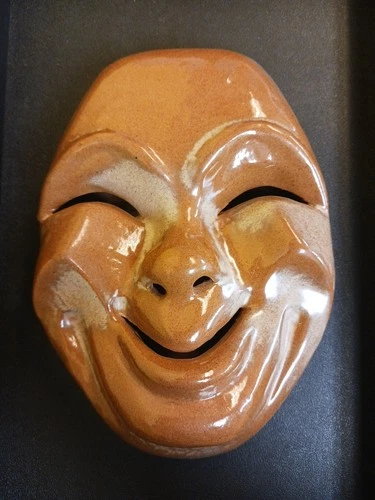 Frankoma Comedy Pottery Mask Decorative Ceramic Collectible