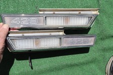 1969 Ford Galaxie 429 Front Side Marker Lights Both Sides 69