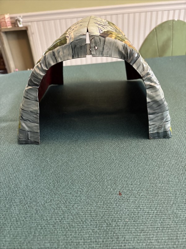 VTG Marx Tin Lithograph Model Train Mountain Tunnel Made in USA