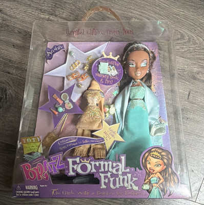 Bratz Sasha Formal Funk 2003 10in Fashion Doll w/ Outfit & Accessories NIB
