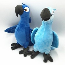 2pcs/lot 30CM New Rio 2 Movie Cartoon Plush Toys Blue Parrot Blu  Jewel Bird