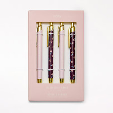 NOTA Printed Ball Point Pens, Winter Garden