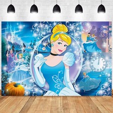Cinderella Backdrop Banner  Birthday Party Pr...