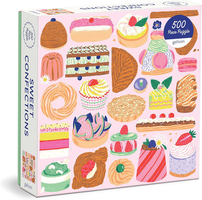 Galison Sweet Confections   500 Piece Puzzle NEW SEALED FAST SHIPPING