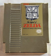 The Legend of Zelda para Nintendo NES Cartucho Dorado Solo Videojuego