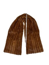 Mink Fur Stole Wrap 38in