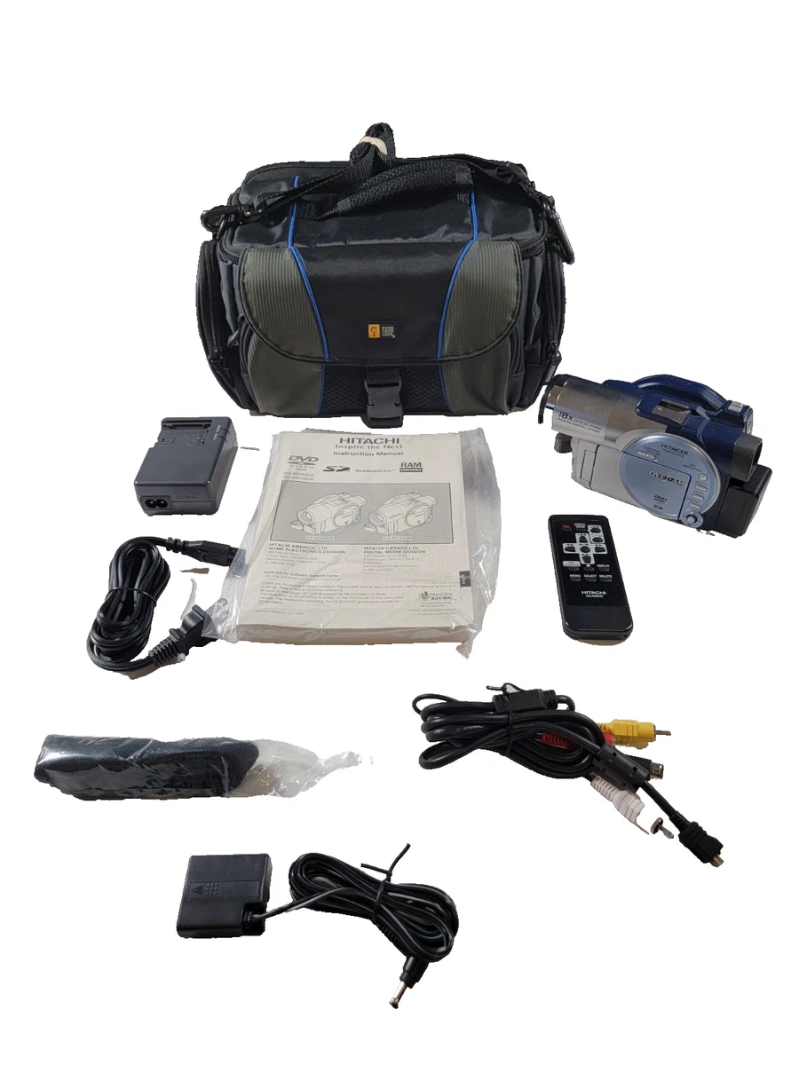 Hitachi DVDCam 240x Digital Zoom DVD Camcorders for sale | eBay
