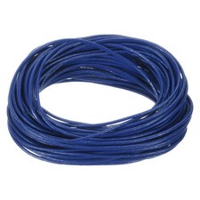 11 Yards 1.5mm Round Leather Cord Lacing String for DIY Crafts Sapphire