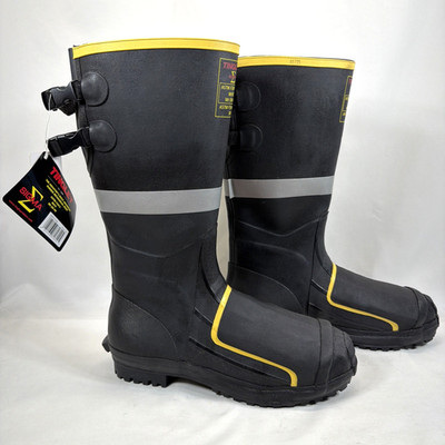 TINGLEY Sigma Boots MB816B Metatarsal Black Rubber Safety Steel Toe Work Mens 14