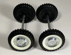 Nylint Set Of 4 Ford Wheels Whitewall Tires Axle Assembly Parts Restore Custom