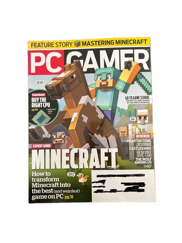 MAY 2014 PC GAMER #252 Online Offline Computer video game magazine - MINECRAFT - Picture 1 of 4