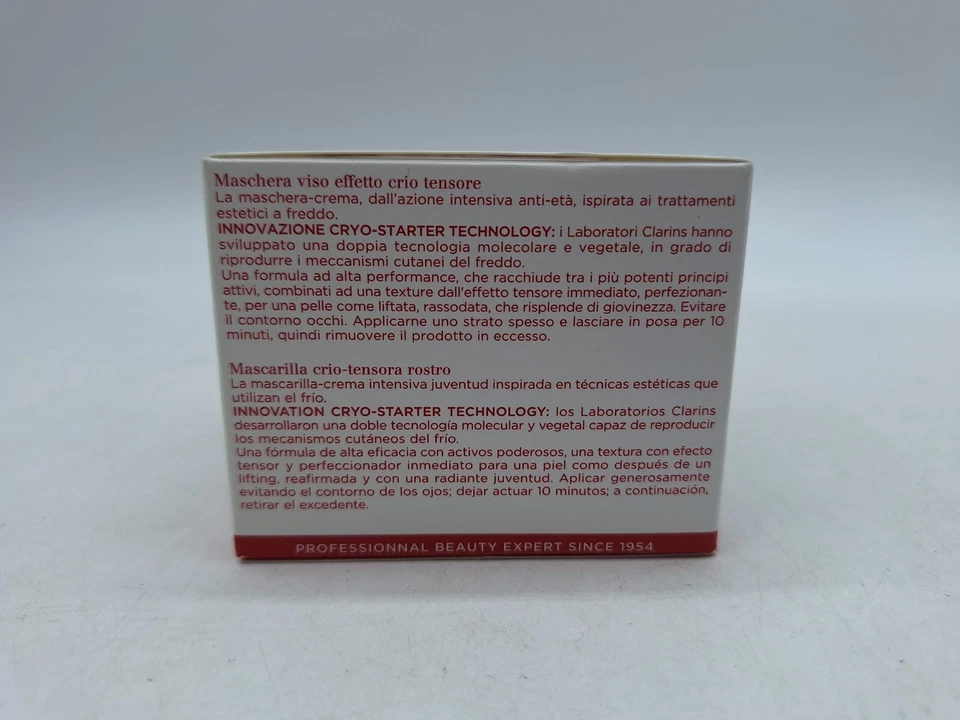 Máscara facial Clarins Cryo Flash efecto lifting instantáneo y potenciador del brillo 2,5 oz/nueva Foto 4 de 4
