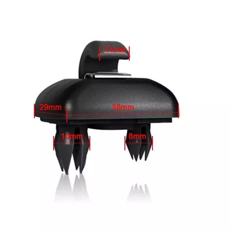 Clip Crochet Fixation Pare Soleil  Support ✅Pour AUDI A1 A3 A4 A5 Q3 Q5 TT Sport - Photo 4/4