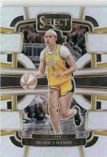 2023-24 Panini Select WNBA Silver Prizm Dearica Hamby Los Angeles Sparks #77