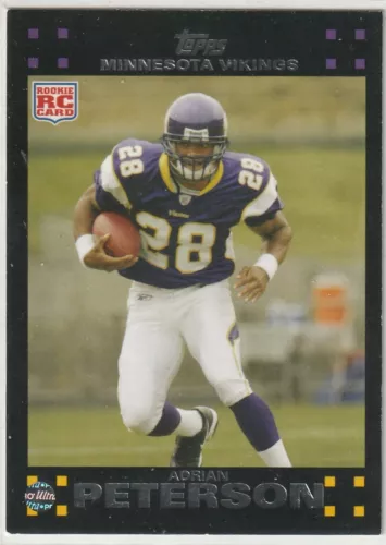 2007 Topps Adrian Peterson RC Minnesota Vikings #301 VERY NICE FAST SHIPPING