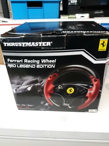 Details About Thrustmaster Ferrari Racing Wheel Red Legend Edition For Ps3 And Pc W Usb Euc