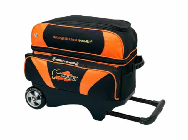 Hammer Black Orange 2 Ball Tote Bowling Bag FAST SHIPPING