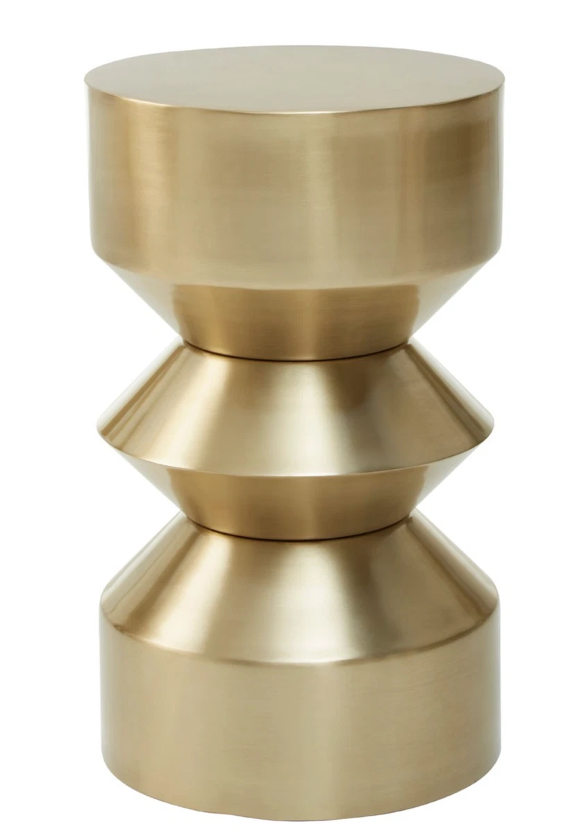 Contemporary Gold Side Table