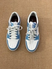 Mark Mason Skechers White & Blue Sneakers Size 11.5