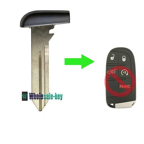 NEW Car Key Emergency Blade Uncut For 2011-2016 Dodge Charger Challenger