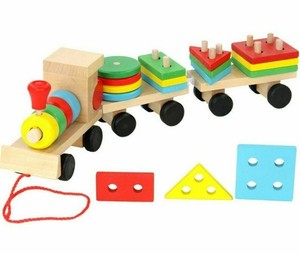 wooden train for baby