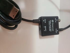 OEM Sega Dreamcast RF RFU Switch Adapter Antenna Cable Cord Model HKT-8820