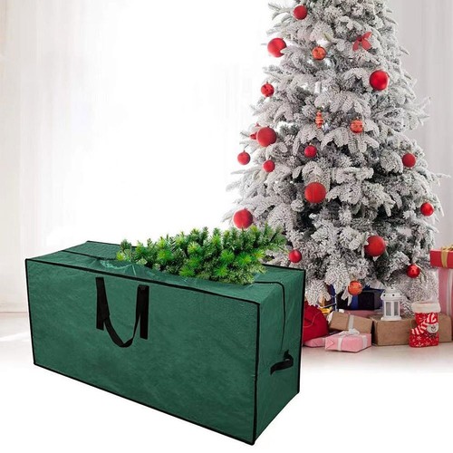 Christmas Wreath Garland Storage Bag Case Round Zipped Decoration Xmas Bag QS - Picture 11 of 26