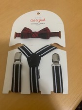 Baby Boys' Bowtie Suspender Set - Cat Jack Red/Black